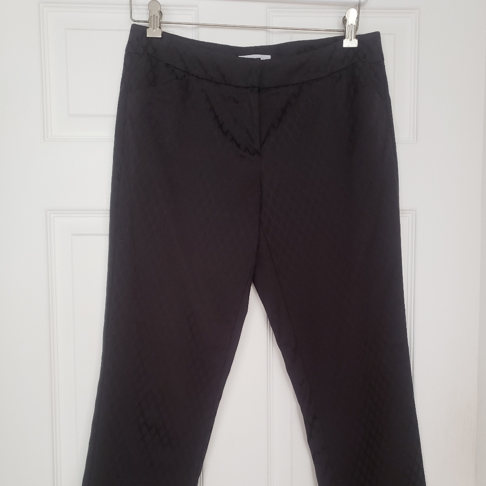 Black Pants, With Diamond Pattern - image 1